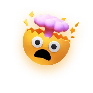 Emoji character adding interactivity to the page